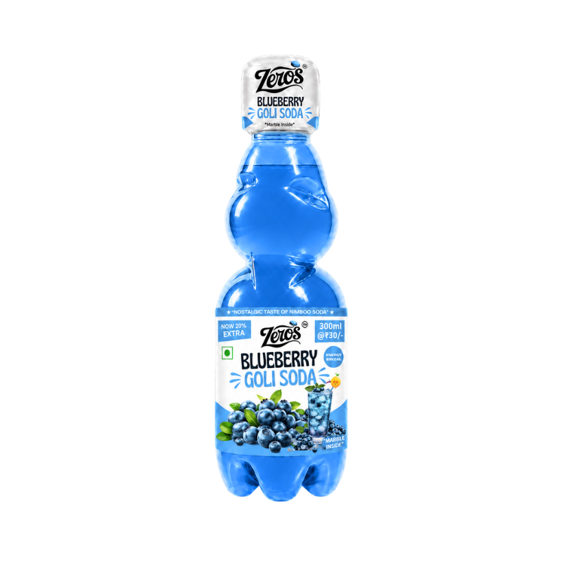 Zeros Blueberry Goli Soda