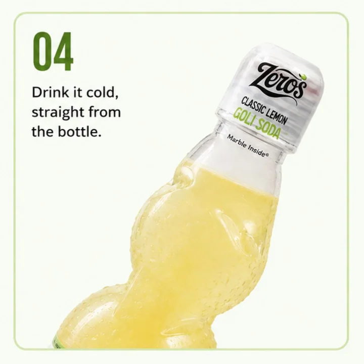 Step four. Drink it cold, straight from the bottle.
